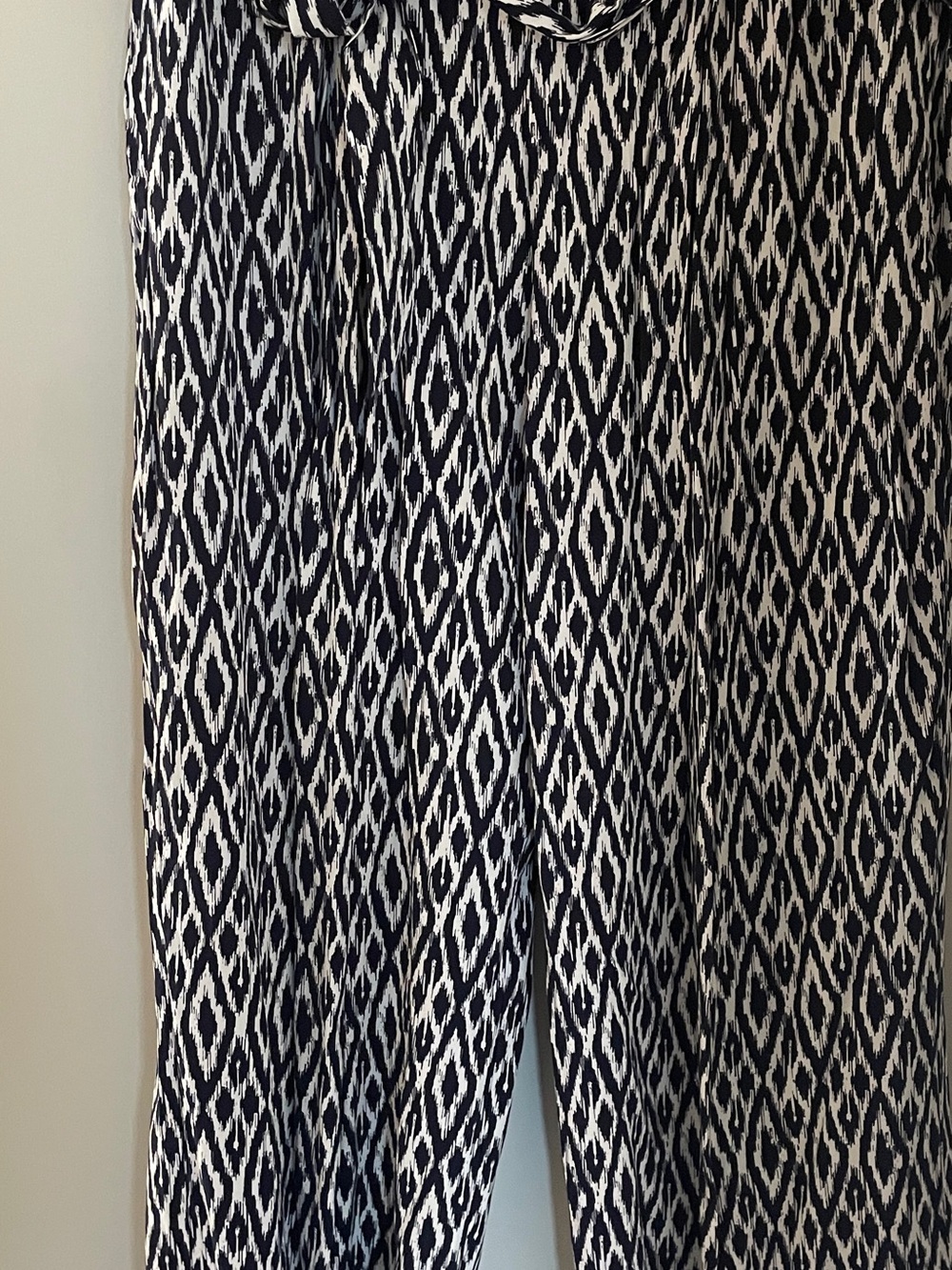 Banana Republic Black and White Wide Leg Pants